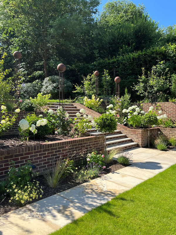 Rose Pillars, Photo by kind permission of The London Gardener Ltd.